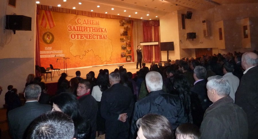 Звучали патриотические песни
