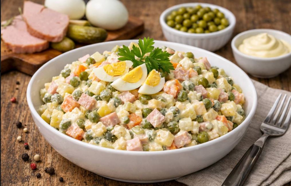 Выросла стоимость базового набора продуктов для «Оливье»